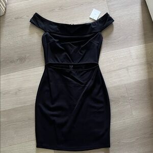 Urban Outfitters Black Strapless Dress